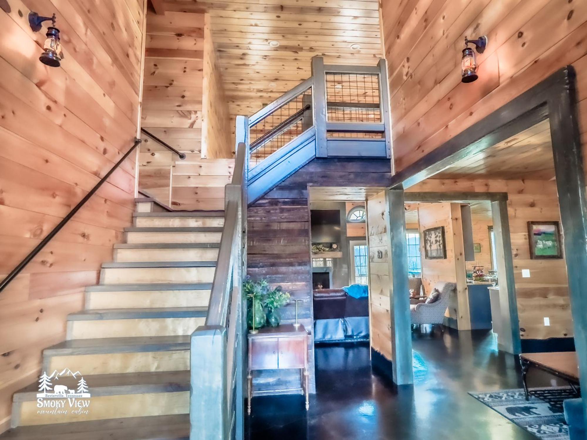 Luxurious 6 Bed 5 Bath Cabin Amazing Location & Privacy! -4 Miles To Gatlinburg & Pidgeon Forge-Hot Tub-Fireplace-King Suits-Deck-Grill-Free Parking For 8 Vehicles-Firepit-Full Kitchen-"Smoky View Cabin" Sevierville Exterior foto